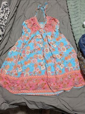 CupShe Pink Floral Beach Cover-Up